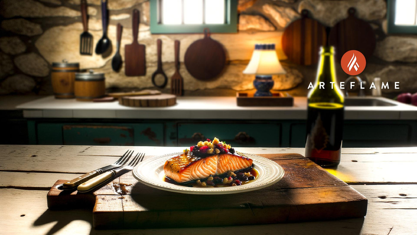 Grilled Maple Glazed Salmon with Connecticut Syrup