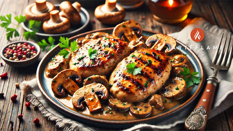 Grilled Chicken Marsala Recipe | Arteflame Grilled Chicken