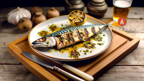 Grilled Maine Atlantic Mackerel with Lemon-Herb Marinade