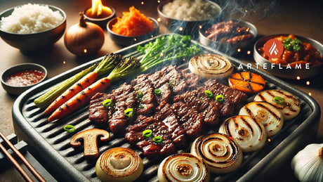 Grilled Bulgogi (Korean Marinated Beef) on the Arteflame Grill