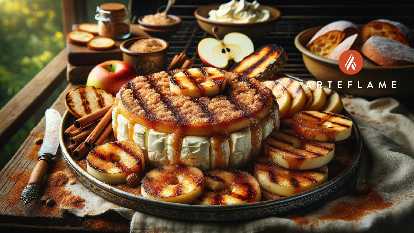 Cinnamon Sugar Cream Cheese on the Grill