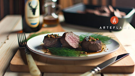 Idaho Grilled Elk Medallions with Whiskey Marinade