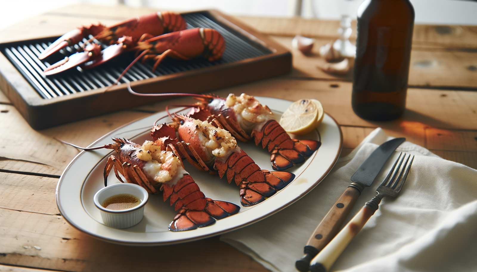 California Big Sur Grilled Lobster Tails