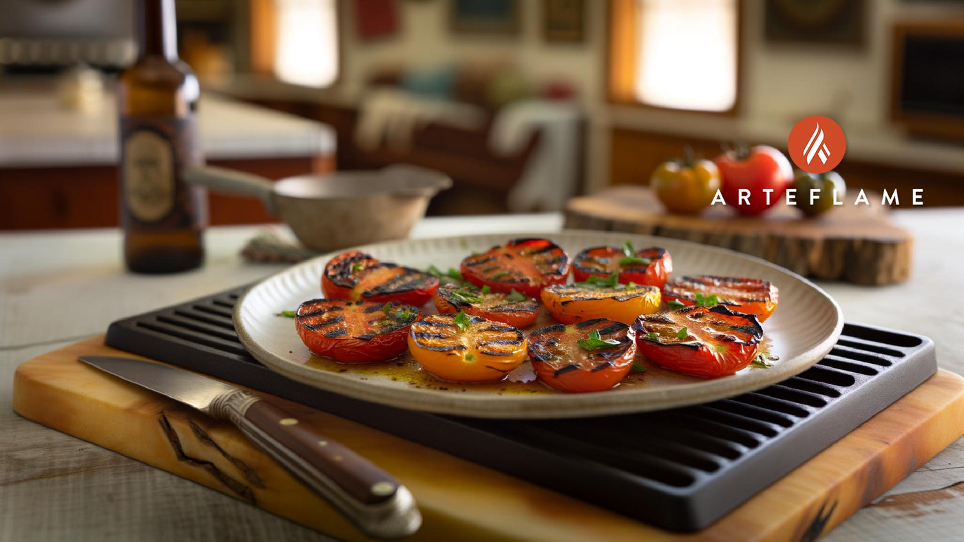 Grilled Arkansas Heirloom Tomato Salad