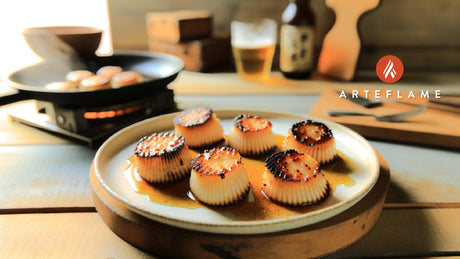 Japanese Miso Butter Grilled Scallops