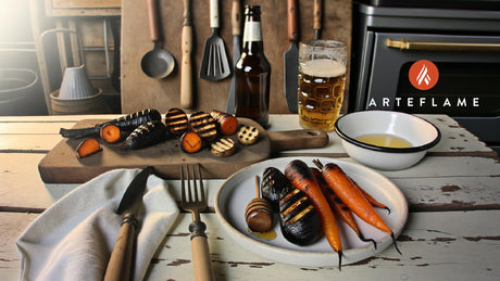 Danish Grilled Heirloom Carrots with Honey