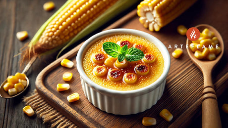 Corn Crème Brûlée on the Arteflame Grill