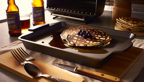 Grilled Blueberry Pancakes on Arteflame in Connecticut