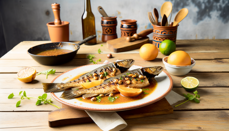 Spanish Grilled Whole Trout with Hazelnut Sauce