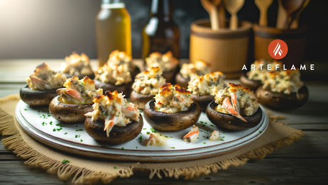 Delaware Crab-Stuffed Mushrooms on the Arteflame Grill