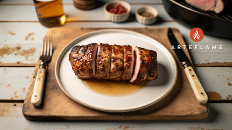 Mustard-Glazed Irish Pork Tenderloin on the Arteflame