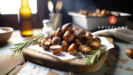 Italian Grilled Chestnuts with Rosemary & Sea Salt