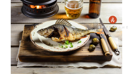 Finnish Blazing Grilled Whole Perch