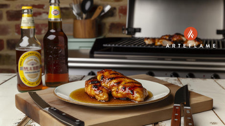 British Sticky Honey and Mustard Glazed Chicken