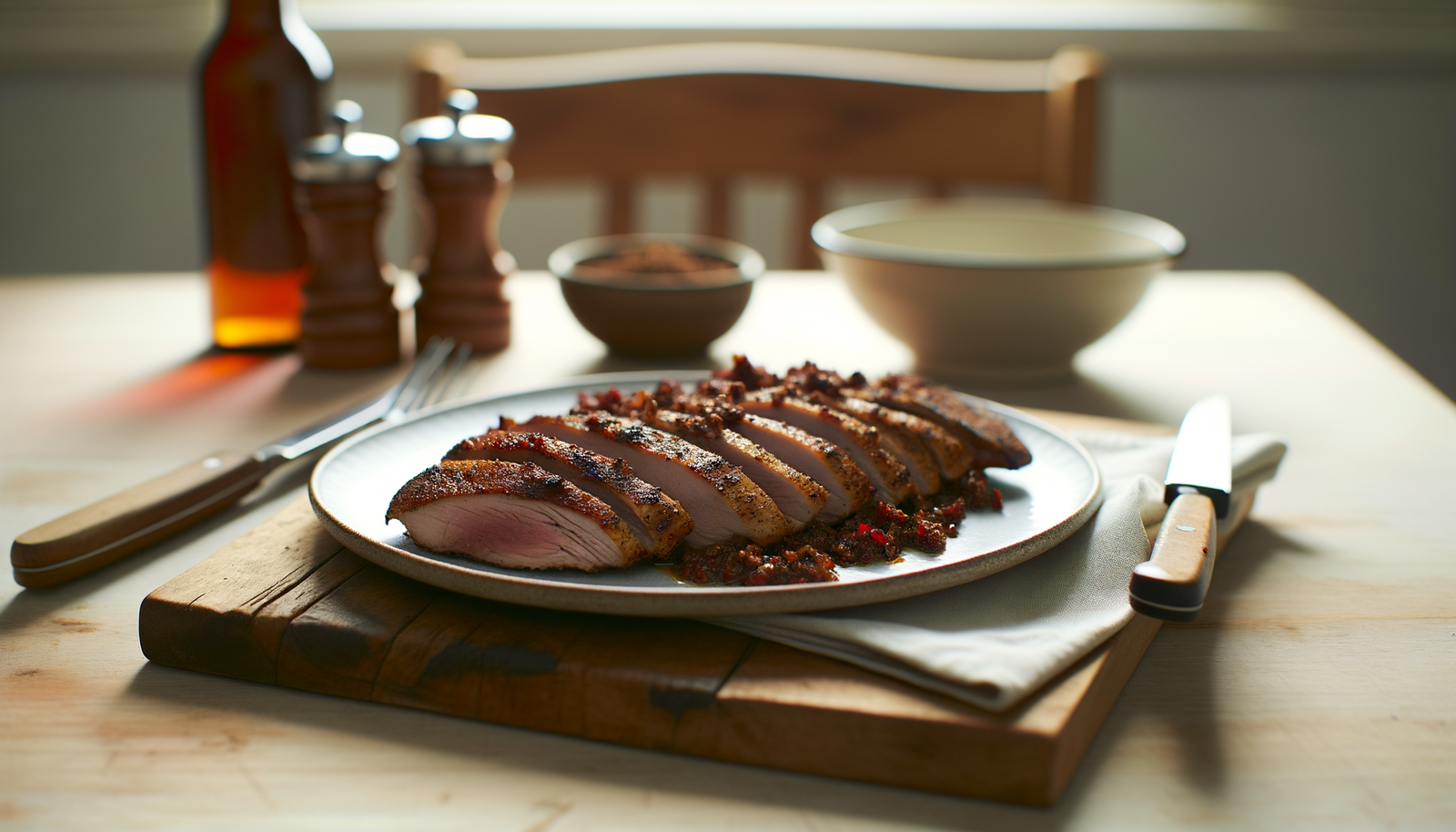 British Spiced Grilled Duck Breast