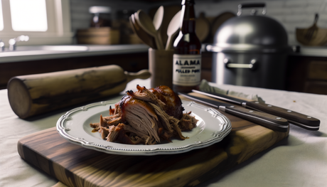 Alabama Hickory-Smoked Pulled Pork on Arteflame