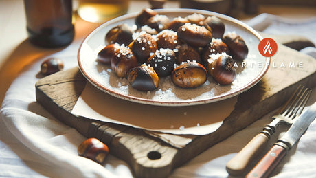 French Grilled Chestnuts with Sea Salt