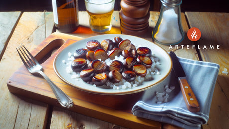 Belgian Grilled Chestnuts with Sea Salt