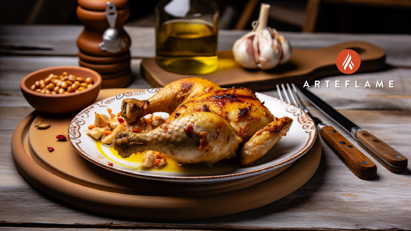 Grilled Albanian Tavë Kosi Style Chicken