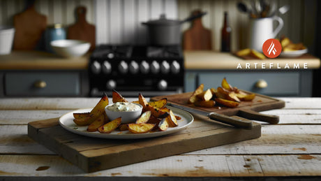 Kansas Grilled Potato Wedges with Smoky Aioli