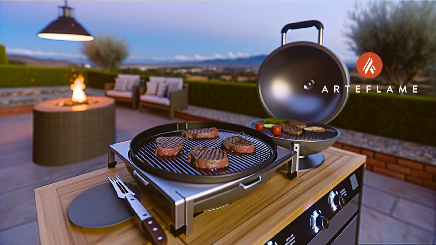 What temperature should my grill be for steaks?