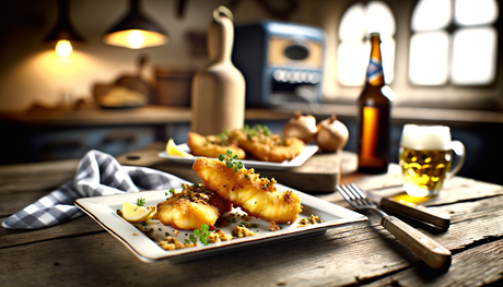 German Beer-Battered Fish Fillets on Arteflame Grill