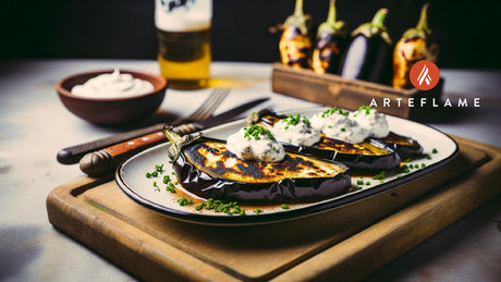 Polish Grilled Eggplant with Sour Cream