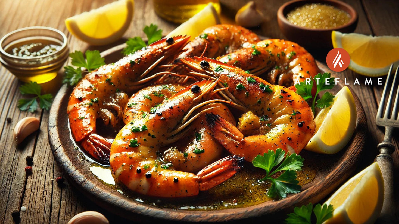 Grilled Shrimp Scampi on the Arteflame Grill