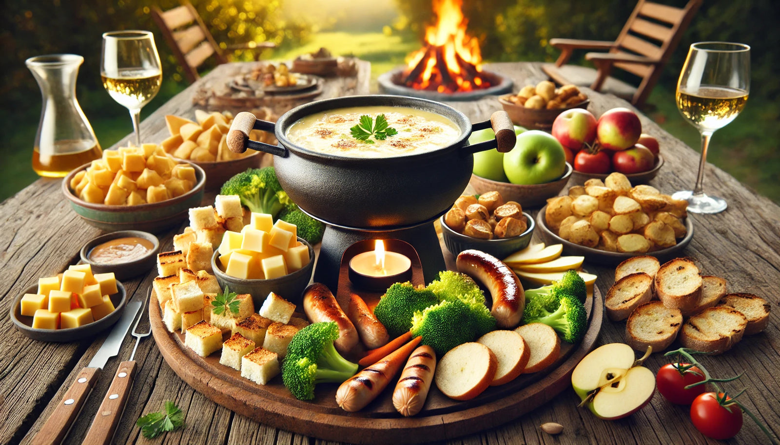 Family-Style Grilled Cheese Fondue on the Arteflame – Perfect for Sharing