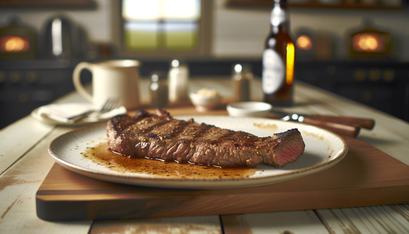 Grilled Kansas City Strip Steak on Arteflame Grill