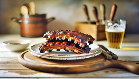 Austrian Glazed Grilled Pork Ribs