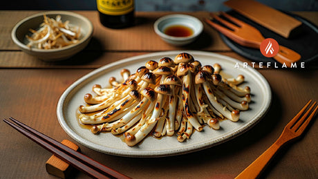 Japanese Foil-Wrapped Grilled Enoki Mushrooms