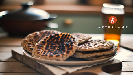 Grilled Welsh Laverbread Flatbreads on the Arteflame
