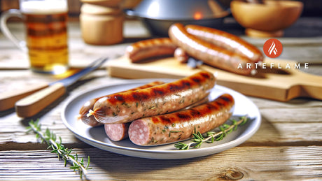Grilled Austrian Mountain Herb Sausages