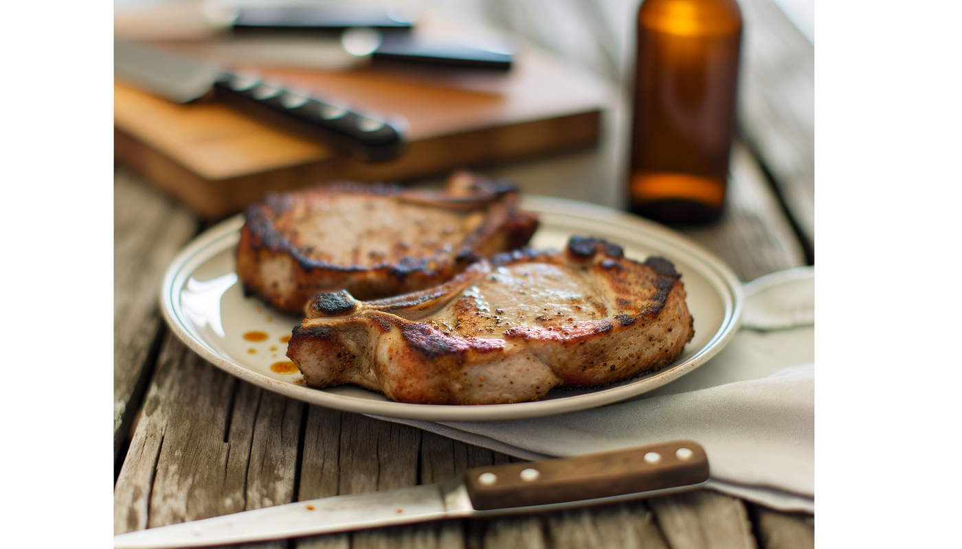 Hoosier Pork Chops - Indiana Style Grilled Perfection