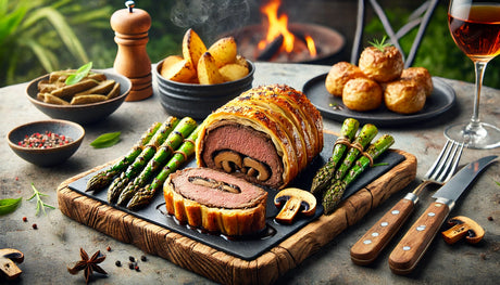 Fillet Wellington with Mushroom Duxelles and Golden Puff Pastry