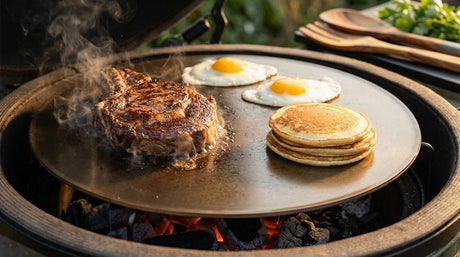 Big Green Egg Griddle Insert (Best Accessory) | Arteflame