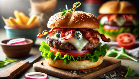 grilled-bacon-bleu-cheese-burger