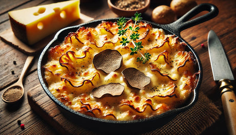 Grilled Gratin Dauphinois with Truffle and Cheese