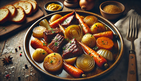 Grilled Pot-au-Feu with Beef and Vegetables