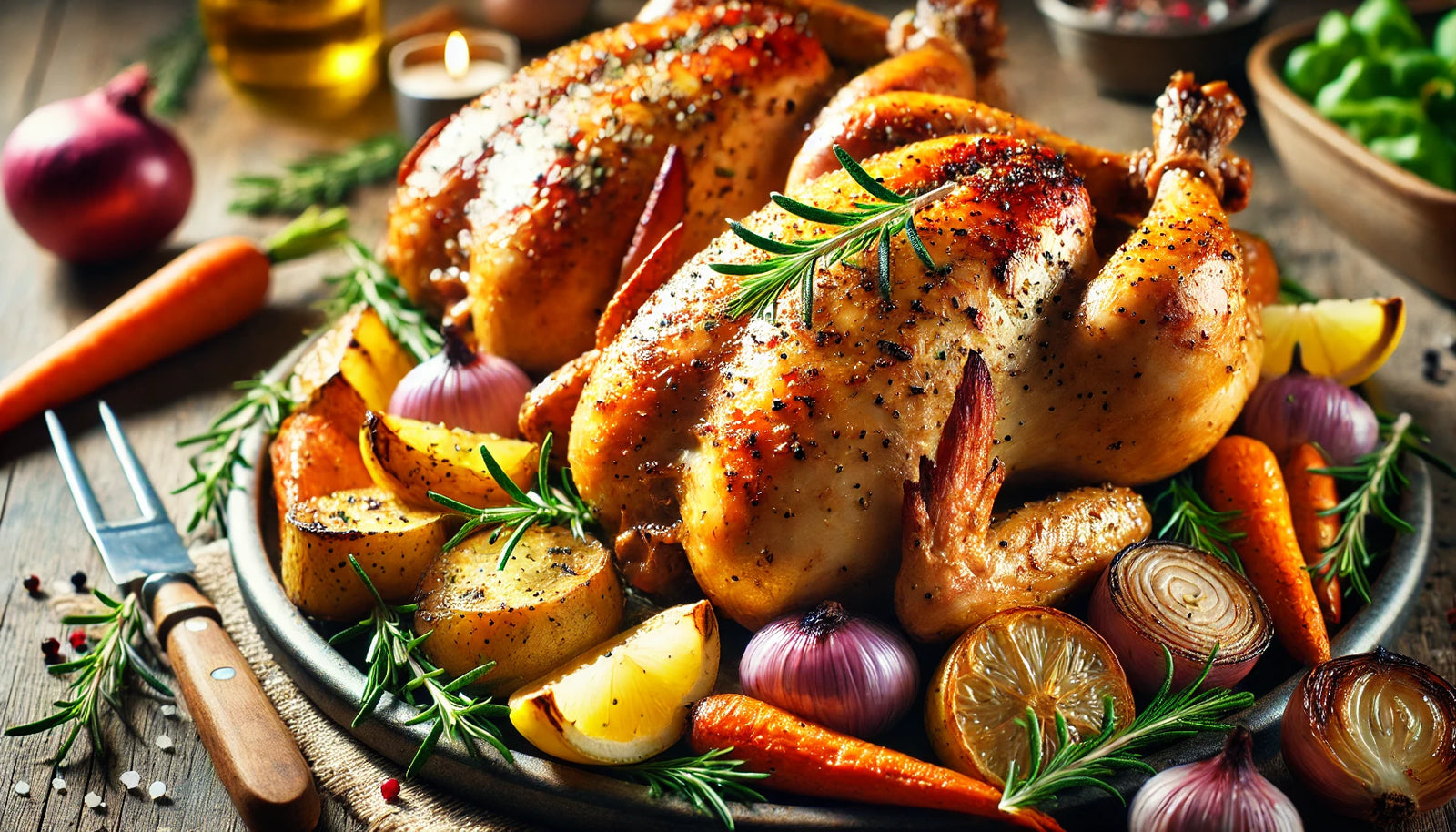 Herb-Roasted Chicken with Lemon and Garlic - Perfect Family Meal