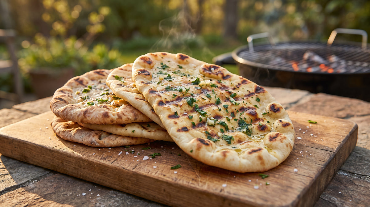 How to Grill Bread, Flatbread and Naan