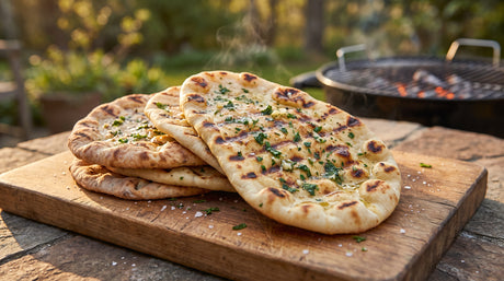 How to Grill Bread, Flatbread and Naan