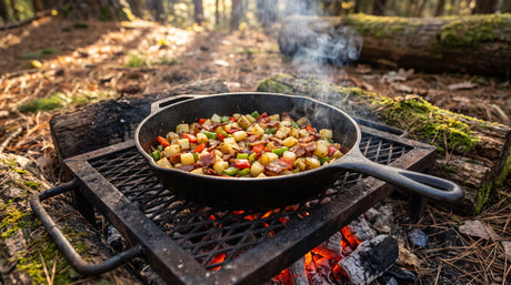 How to Grill Camping Meals Over an Open Fire