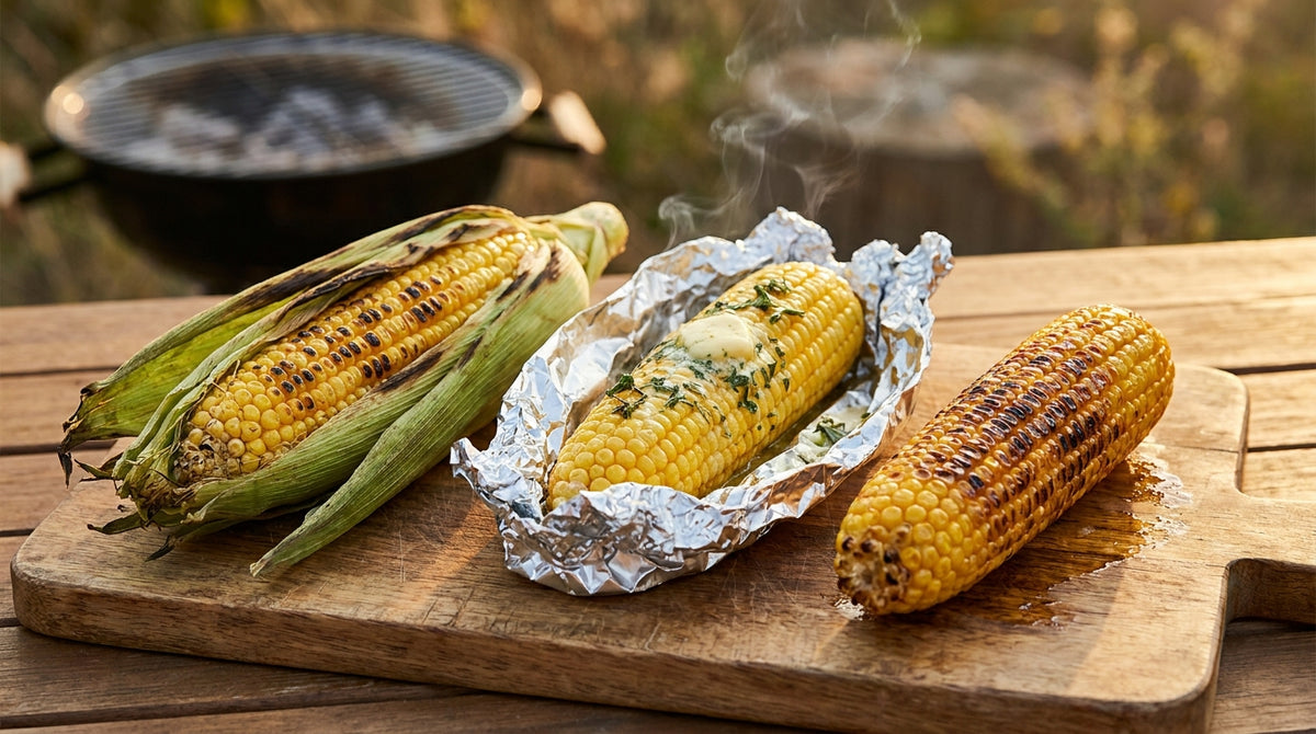 How to Grill Corn on the Cob Three Ways
