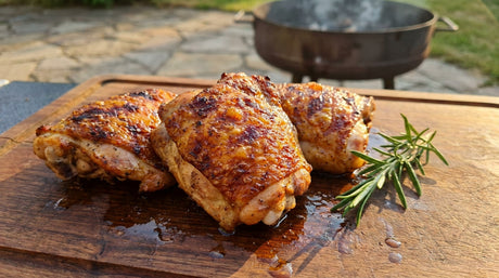 How to Grill Chicken Thighs With Crispy Skin