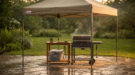 How to Grill in the Rain Safely