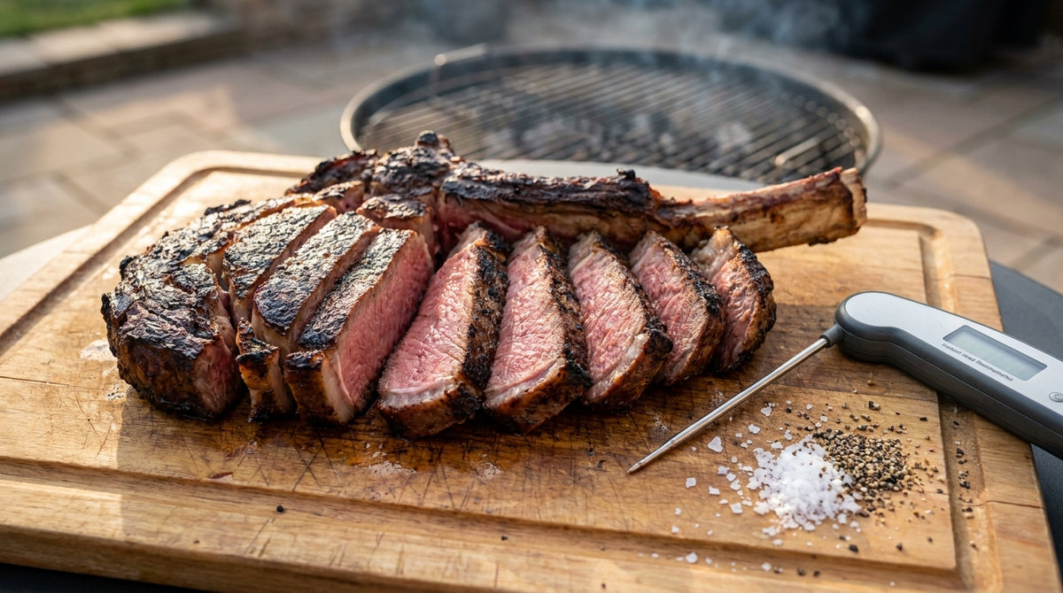 How to Reverse Sear a Thick Steak on the Grill