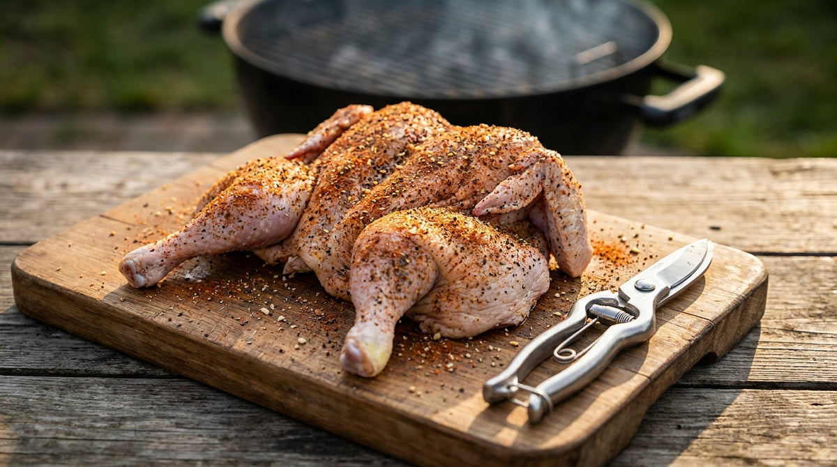 How to Spatchcock a Chicken for the Grill (Fast & Crispy)