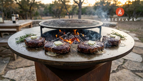 Colorado Charred Bison Steaks with Garlic Herb Butter